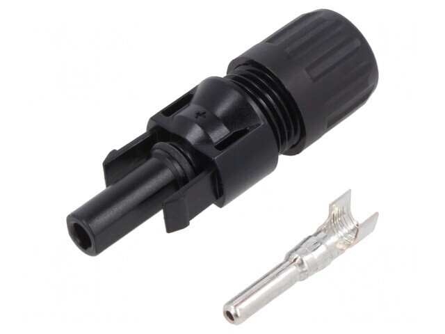 Conector Solar Mamă Drept Crimpat MC4 10mm2