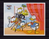 ✅ Maldive 1995 &quot;60 ani ratoiul Donald &quot; Disney ,colita 329 ,MNH