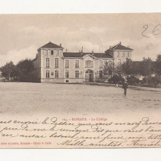 FV5-Carte Postala- FRANTA-Romans, Le college,, circulata 1903