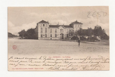 FV5-Carte Postala- FRANTA-Romans, Le college,, circulata 1903 foto