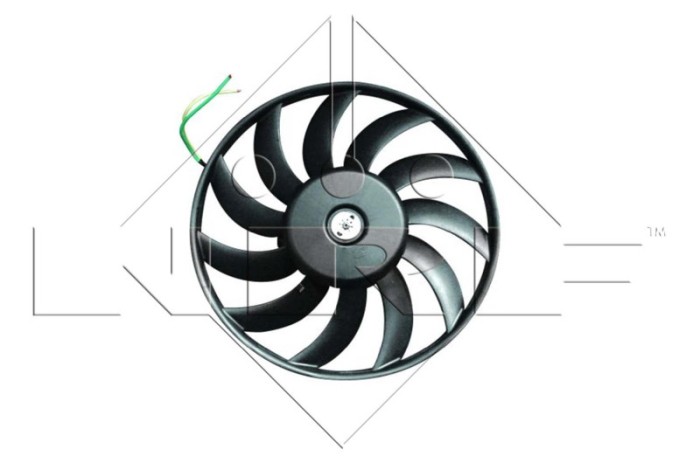 NRF 47422 Ventilator, radiator