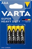 Baterii R3 (AAA) zinc-carbon, set 4 bucati, pentru consum redus de energie