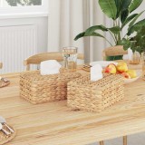 vidaXL Capace pentru cutii de șervețele 2 pcs Zambilă de apă natural 42020149