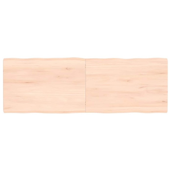 vidaXL Blat masă 120x40x(2-4) cm lemn stejar netratat contur organic