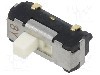 Intrerupator glisant, 2 pozitii, SPDT, ON-ON, Nidec Copal Electronics - CL-SB-12A-02