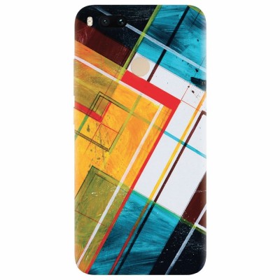 Husa silicon pentru Xiaomi Mi A1, Abstraction Color Shape foto