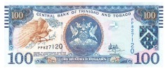 Trinidad &amp; Tobago 100 Dolari 2006 (2017) - P51c Seria 827120