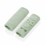 Set 2 protectii pentru centura de siguranta BabyJem Lovely (Culoare: Verde)