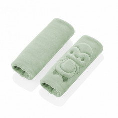 Set 2 protectii pentru centura de siguranta BabyJem Lovely (Culoare: Verde)