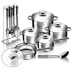 Set oale si tigai inox (17 piese) Blaumann BL 3133