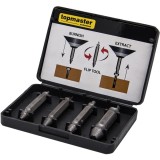 Topmaster 339701 - Set extractoare suruburi rupte Nr. 1 - Nr. 4 4 bucati