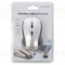 Mouse optic fără fir GEMBIRD USB A, negru/argintiu, 4 butoane, 10m