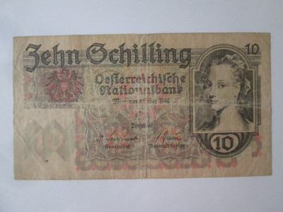 Austria 10 Schilling 1946 foto