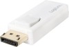 ADAPTOR video LOGILINK, DisplayPort (T) la HDMI (M), rezolutie maxima 4K UHD (3840 x 2160) la 30 Hz, alb, &quot;CV0100&quot; (timbru verde 0.08 lei)