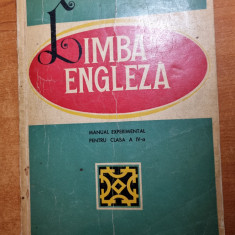 manual de limba engleza - pentru clasa a 4-a - din anul 1970