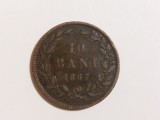 10 Bani 1867, Heaton moneda