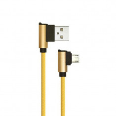 Cablu de incarcare/date MicroUSB Diamond Edition, 1 m, Auriu