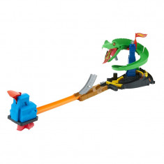 Circuit cobra Hot Wheels, 38 x 19 x 30 cm, pista si masina incluse foto