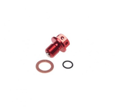 Surub cu magnet, golire ulei M12x1,5, culoare rosu Cod Produs: MX_NEW PTB0257R foto