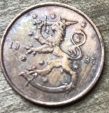 MNDSTR053 Finlanda (curatata) 10 Pennia 1937