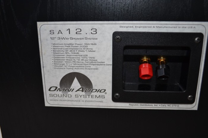 Boxe Omniaudio SA 12.3