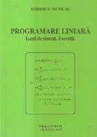 Programare liniara - Lectii de sinteza. Exercitii foto