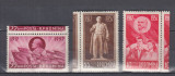 ROMANIA 1957 LP 443 - 40 DE ANI REVOLUTIA SOCIALISTA SERIE EROARE DANTELURA MNH, Nestampilat