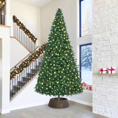 Guler pentru Pomul de Craciun Negru 90 x 90 x 28 cm foto