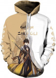 Pentru Cosplay Genshin Impact Anime Pulover Hoodie - Halloween Unisex Adult Mang