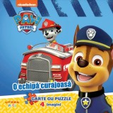 Cumpara ieftin Patrula Catelusilor. O echipa curajoasa. Carte cu puzzle