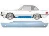 Prag MERCEDES Clasa SL (R107), 01.71-09.1989, model R, partea stanga, otel galvanizat