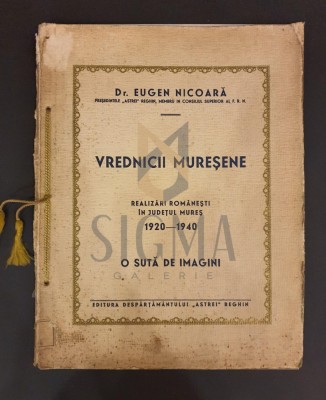 Dr. Eugen Nicoara ( dedicatie catre Sextil Puscariu ) foto