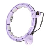 Cerc Hula Hoop cu Greutate si Contor HMS HHM13 40 cm, Violet
