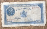 BNKRO05 Romania 5000 lei 2 mai 1944 G/2