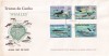 FILATELIE TEMATICA - PLIC TRISTAN DA CUNHA FCD TEMATICA PESTI BALENE, Fauna, Stampilat