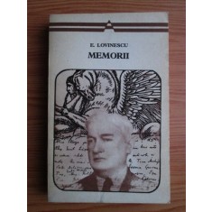 Eugen Lovinescu - Memorii