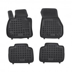 Set covorase auto din cauciuc Bmw X1 (F48), 06.2015-, negru, presuri tip tavita, Rezaw 200724, Aftermarket