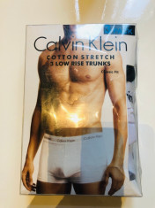 Boxeri Calvin Klein set 3 buc bumbac, la oferta foto