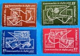 TIMBRE ROM&Acirc;NIA LP541/1962-Cosmonautica in slujba pacii -serie simplă-MNH, Nestampilat
