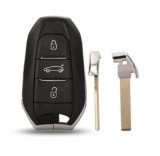 Set 2 bucati - Carcasa cheie Topautochei&amp;#174; compatibila cu Citroen C4 DS4 DS5 Peugeot 308 508 Lamela HU83
