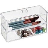 Cumpara ieftin Mini organizator cosmetice si bijuterii cu 2 sertare