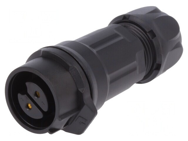 Mufă Circulară 16mm 2 Pini Aurită 10A