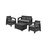Cumpara ieftin Set mobilier de gradina Corfu II DUO BOX Grafit/ Gri- rece