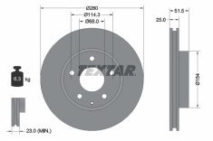 TEXTAR 92267503 PRO Disc frana