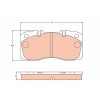Placute frana Iveco Daily 4 Box, Daily 4 Platform / Chassis, Daily 5 Box, Daily 5 Platform / Chassis, Daily 6 Box, Daily 6 Bus, Daily 6 Platform / Ch, Trw