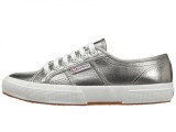 Superga CH2556-61 Tenisi Dama Metalizati Gunblack, Material Textil, Sireturi, Marimea 40