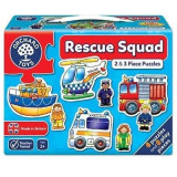 Cumpara ieftin Set 6 puzzle Echipa de salvare (2 si 3 piese) RESCUE SQUAD, orchard toys