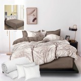Pachet promo lenjerie pat finet 6 piese + 2 perne + pilota (vera)