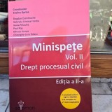 Minispete, vol II Drept procesual civil - Evelina Oprina coordonator, editia II, vol.II