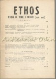 Ethos. Revista De Teorie A Culturii (Serie Noua) - 1/1991 (Ianuarie-Iunie)